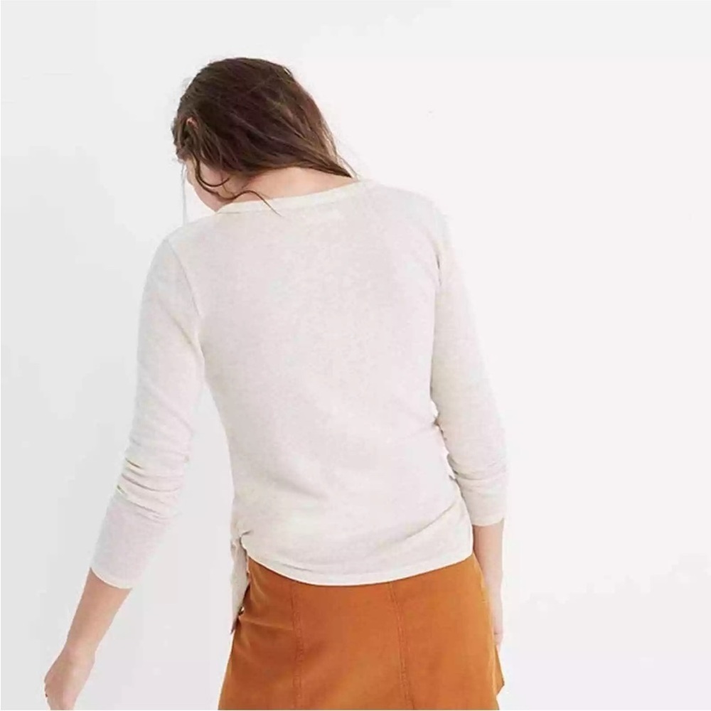 Madewell longsleeves cream top - Picture 2 of 7